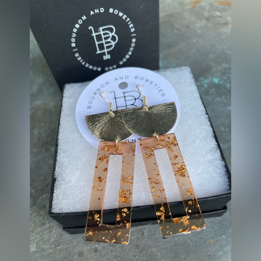 Bourbon and Boweties earrings